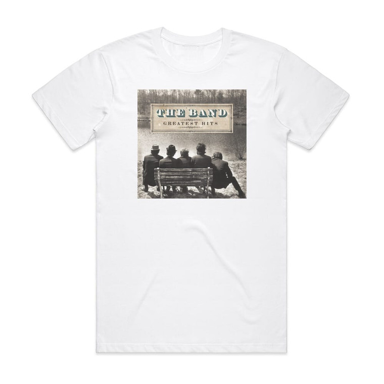 The Band Greatest Hits Album Cover T-Shirt White