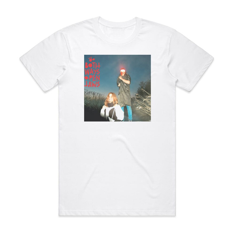 The Do Both Ways Open Jaws Album Cover T-Shirt White