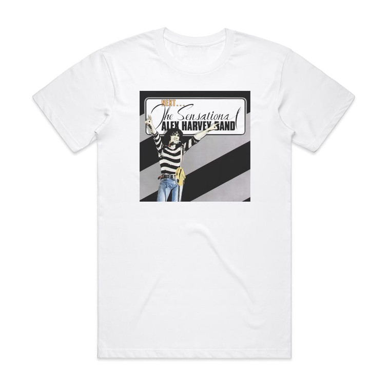The Sensational Alex Harvey Band Next Album Cover T-Shirt White