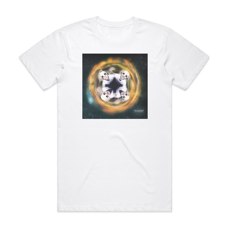 Tranzat The Great Disaster Album Cover T-Shirt White
