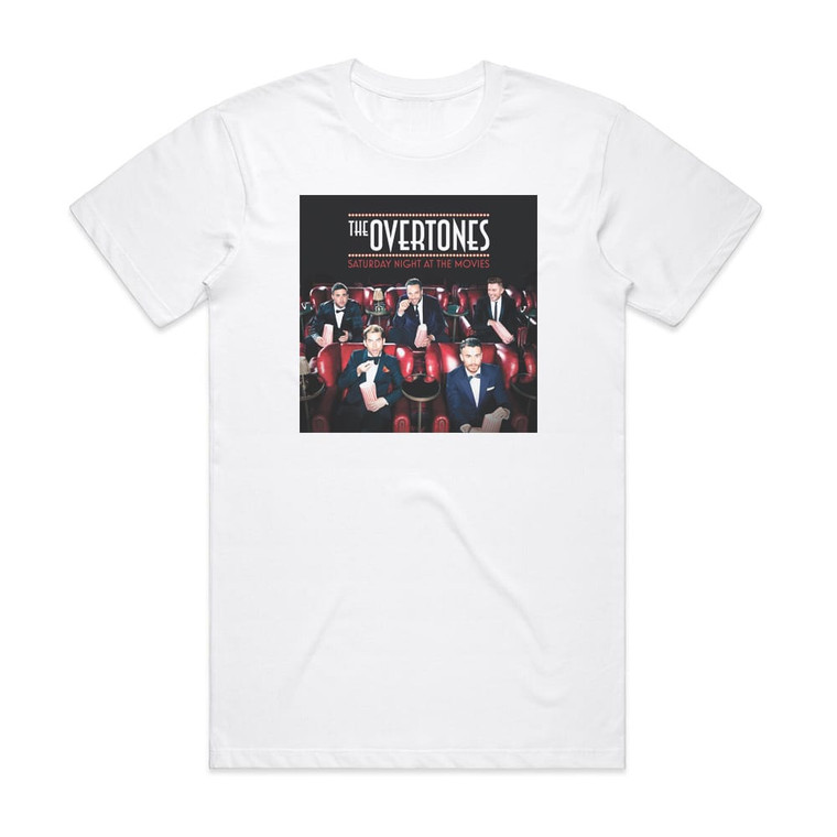 The Overtones Saturday Night At The Movies Album Cover T-Shirt White