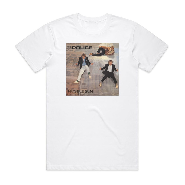 The Police Invisible Sun Album Cover T-Shirt White