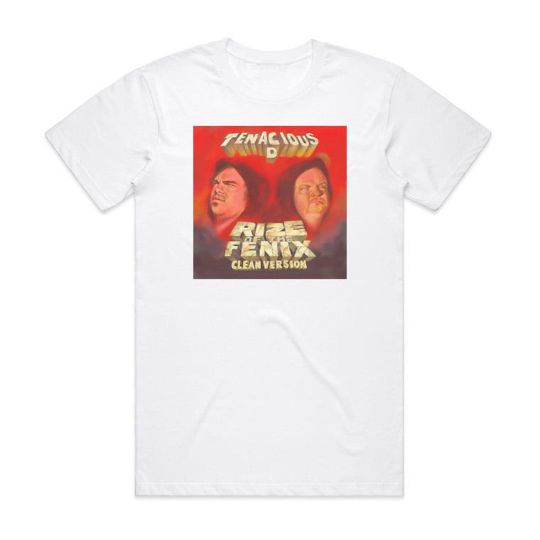 Tenacious D Rize Of The Fenix Album Cover T-Shirt White