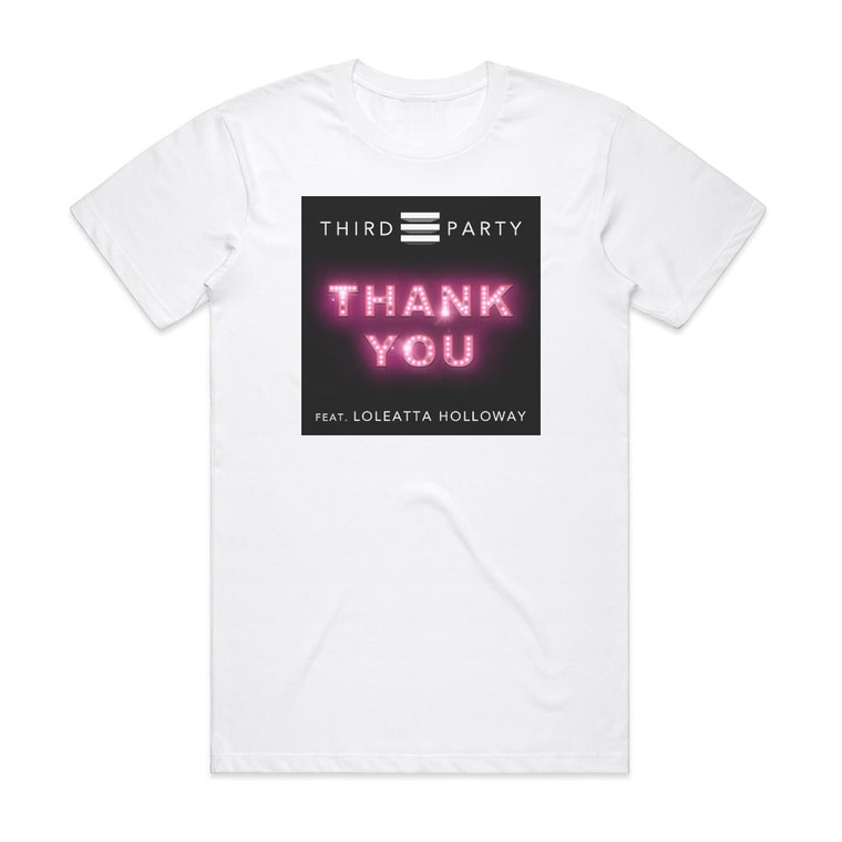 Third Party Thank You Album Cover T-Shirt White