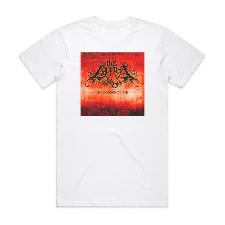 The Agonist Disconnect Me Album Cover T-Shirt White