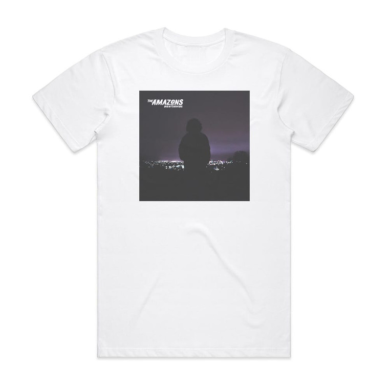 The Amazons Nightdriving Album Cover T-Shirt White