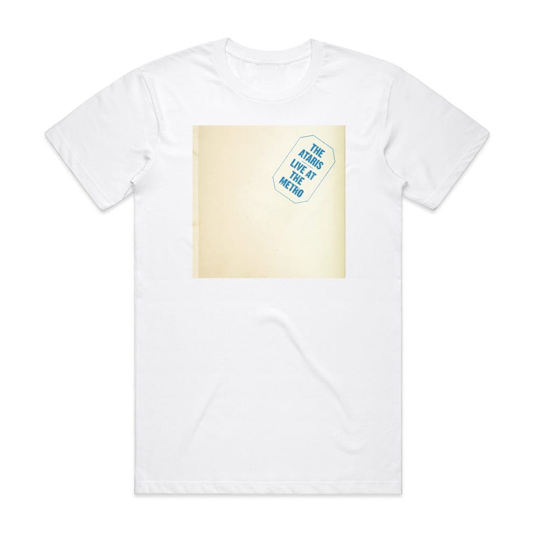 The Ataris Live At The Metro Album Cover T-Shirt White The Ataris Live At The Metro Album Cover T-Shirt White