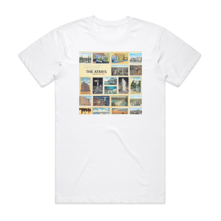 The Ataris Anywhere But Here Album Cover T-Shirt White
