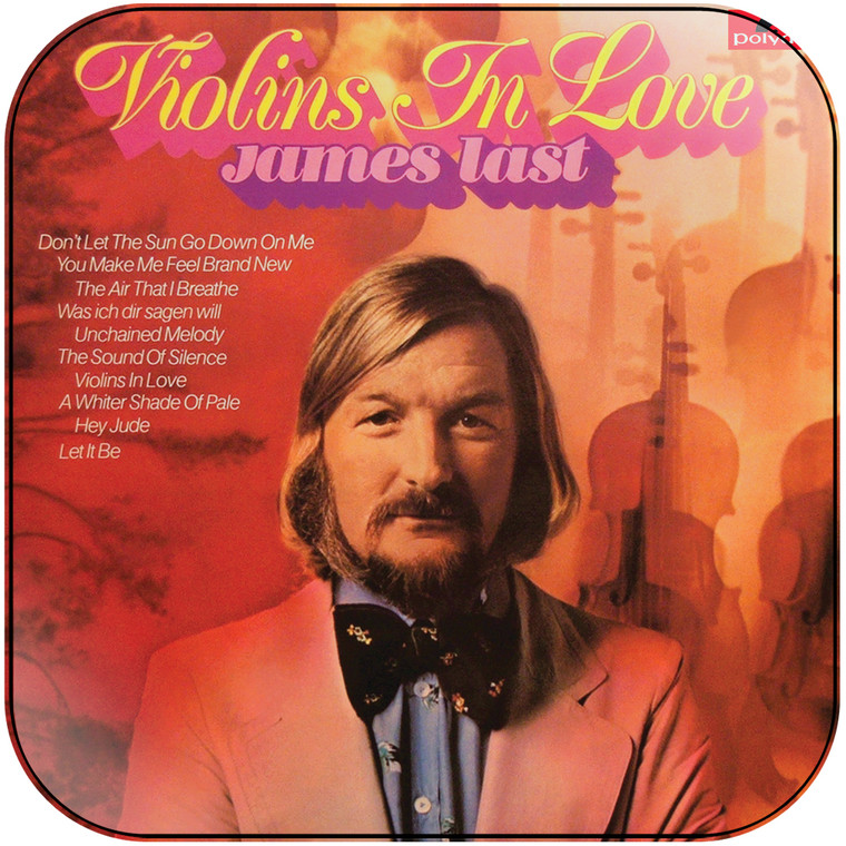 James Last Violins In Love Album Cover Sticker