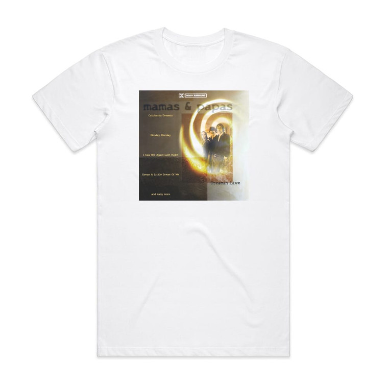 The Mamas and the Papas California Dreamin Live In Concert Album Cover T-Shirt White