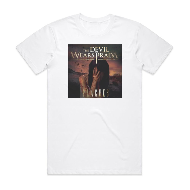 The Devil Wears Prada Plagues Album Cover T-Shirt White