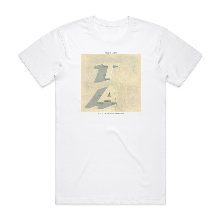 Title Fight Crescent Shaped Depression Faceghost Album Cover T-Shirt White