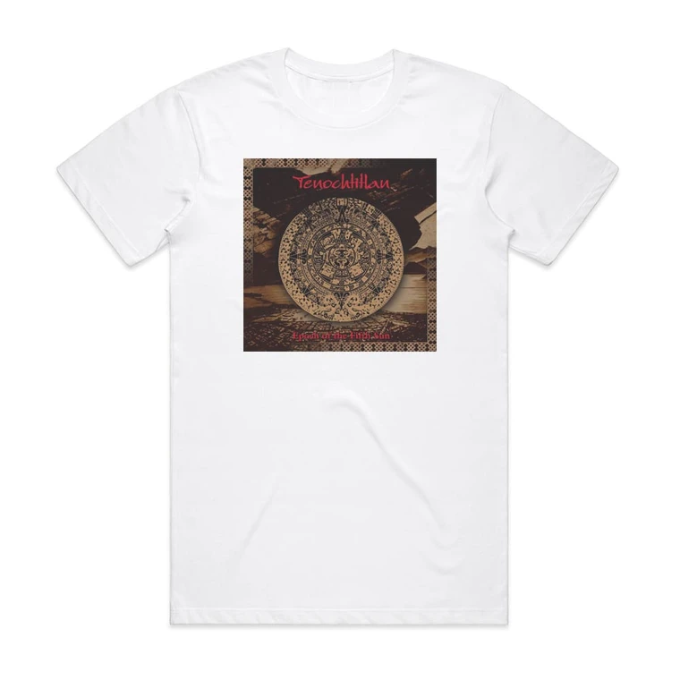 Tenochtitlan  Album Cover T-Shirt White