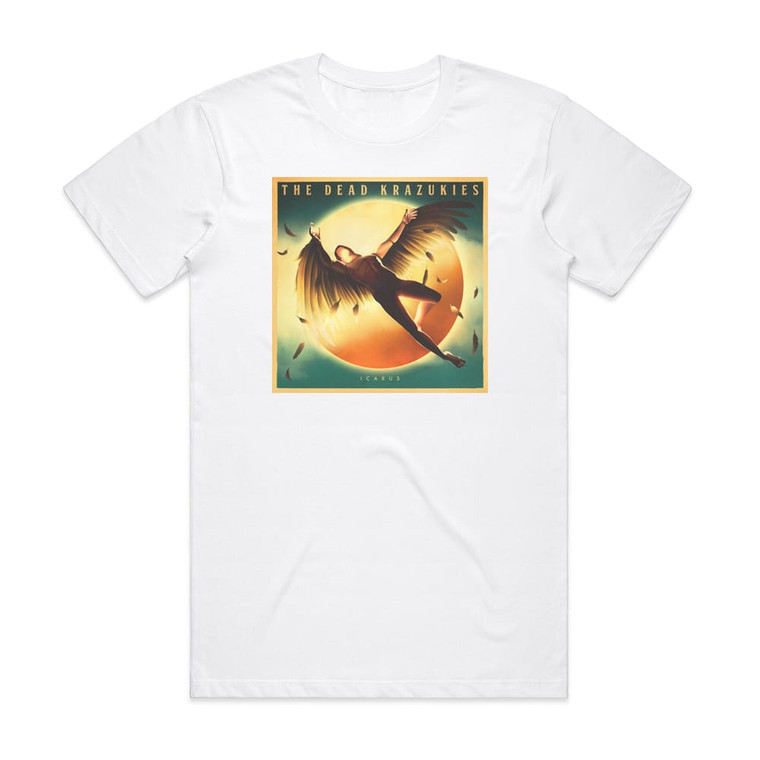 The Dead Krazukies Icarus Album Cover T-Shirt White