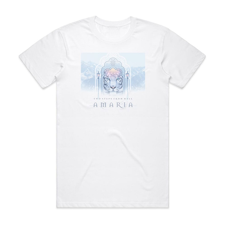 Two Steps From Hell Amaria Album Cover T-Shirt White