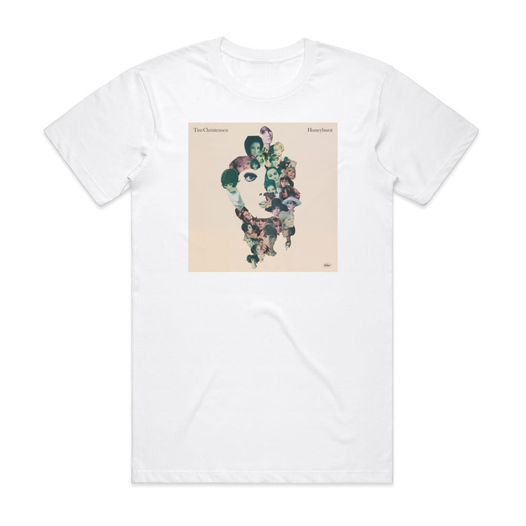 Tim Christensen Honeyburst Album Cover T-Shirt White