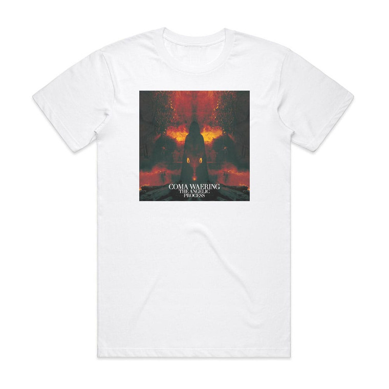 The Angelic Process Coma Waering 1 Album Cover T-Shirt White