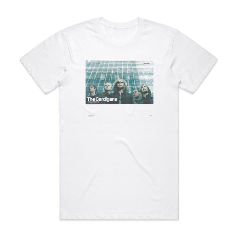 The Cardigans Eraserewind Album Cover T-Shirt White