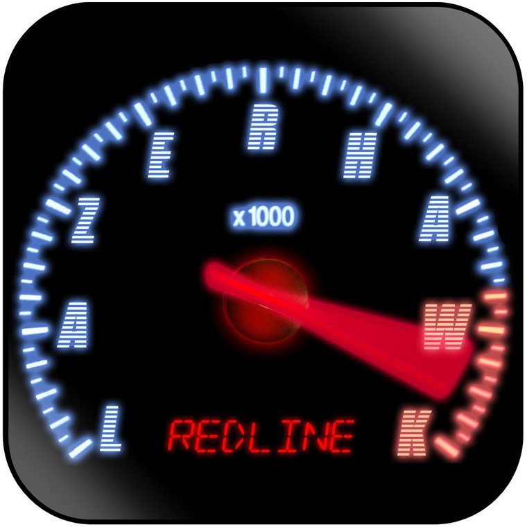Lazerhawk Redline-2 Album Cover Sticker