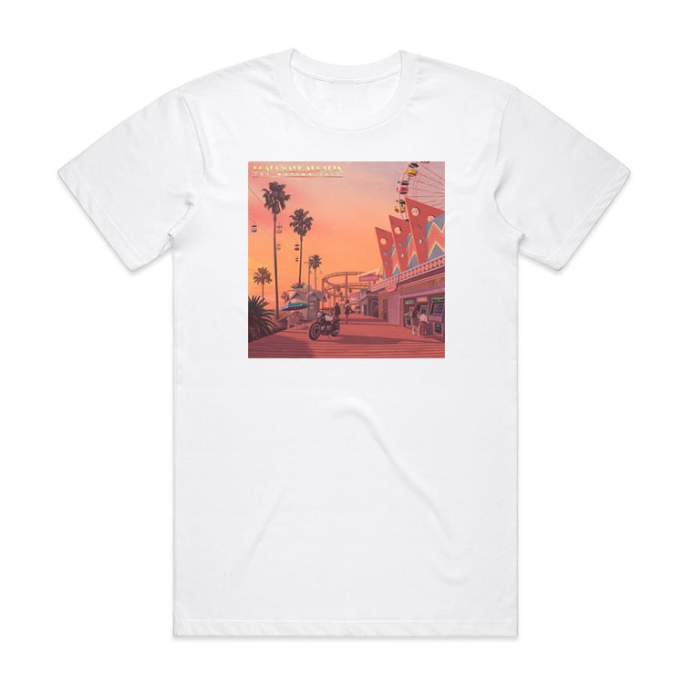 The Motion Epic Boardwalk Arcadia Album Cover T-Shirt White