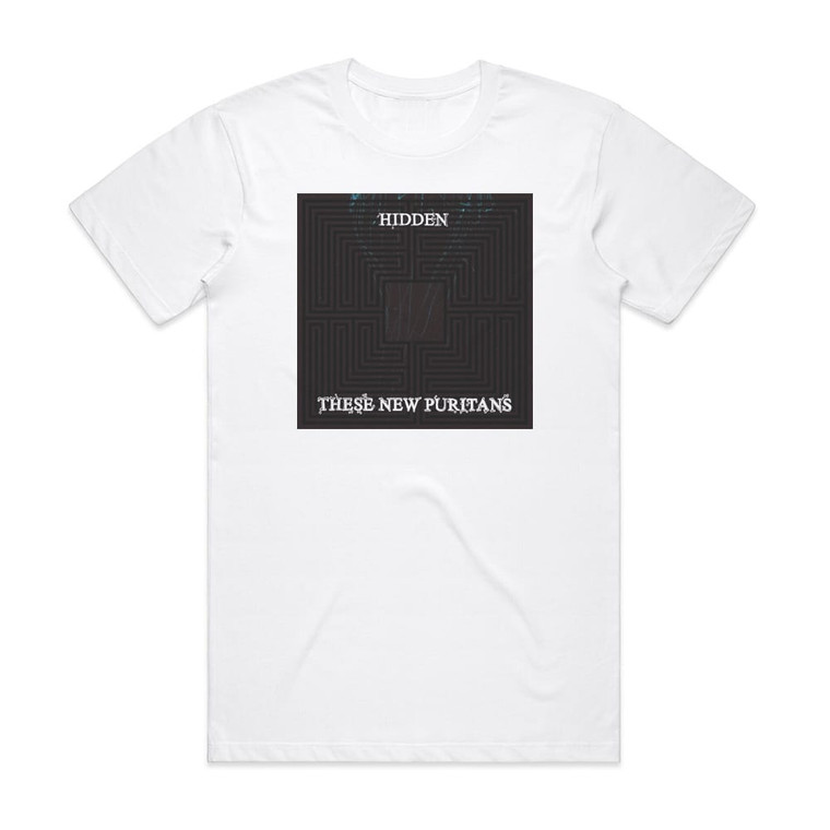 These New Puritans Hidden Album Cover T-Shirt White