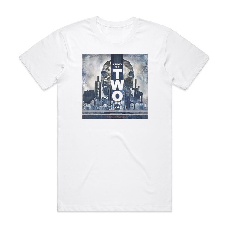 Trevor Morris Army Of Two Album Cover T-Shirt White
