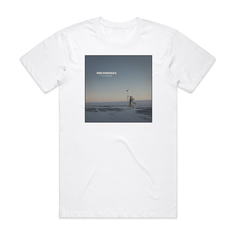 The Coronas The Long Way Album Cover T-Shirt White The Coronas The Long Way Album Cover T-Shirt White