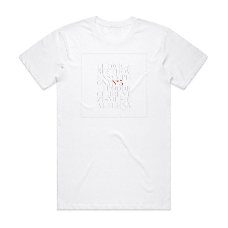 Teodor Currentzis Symphony No 5 Album Cover T-Shirt White