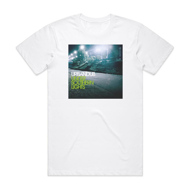Urbandub Under Southern Lights Album Cover T-Shirt White