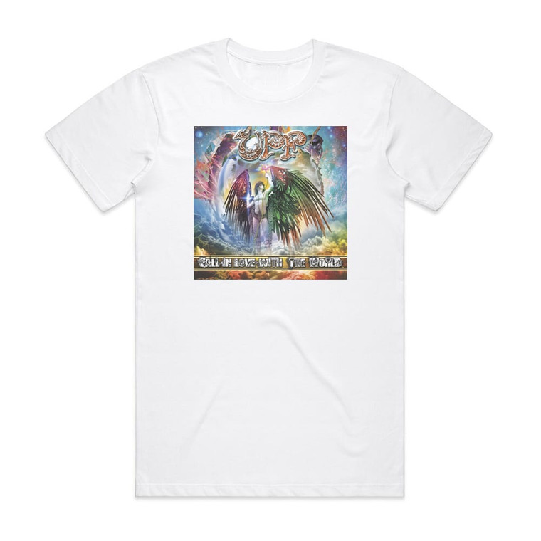 United Progressive Fraternity Fall In Love With The World Album Cover T-Shirt White