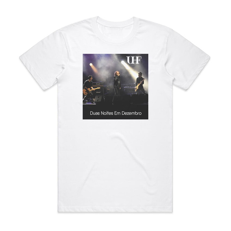 UHF Duas Noites Em Dezembro Album Cover T-Shirt White