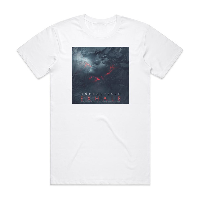 Unprocessed Exhale Album Cover T-Shirt White