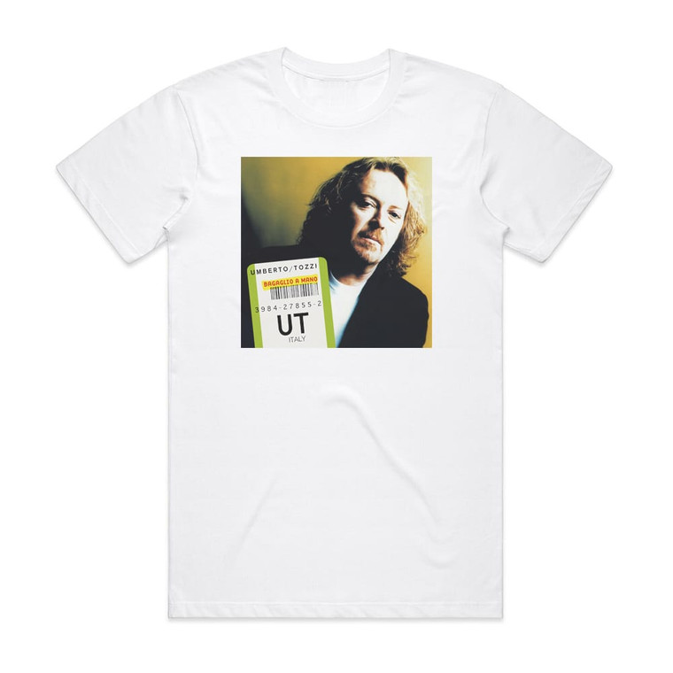 Umberto Tozzi Bagaglio A Mano Album Cover T-Shirt White