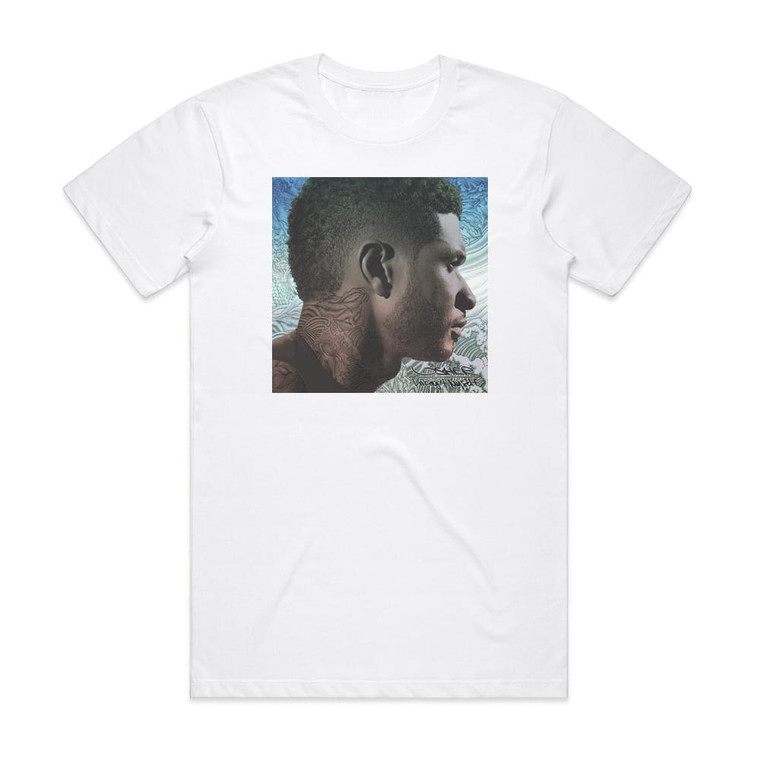 Usher Looking 4 Myself Album Cover T-Shirt White