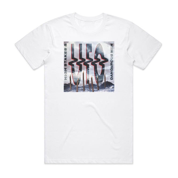 UFO High Stakes Dangerous Men 1 Album Cover T-Shirt White