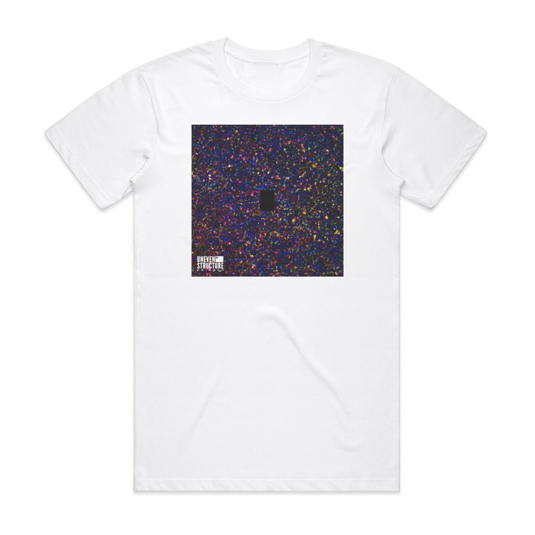 Uneven Structure Paragon Album Cover T-Shirt White