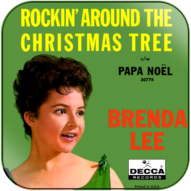 Brenda Lee Rockin Around The Christmas Tree Album Cover Sticker