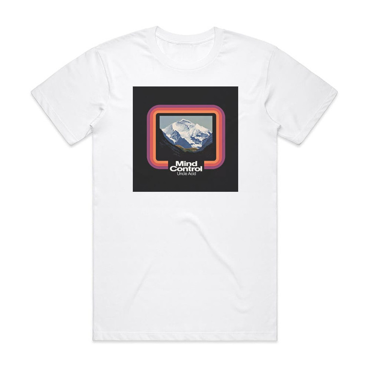 Uncle Acid and The Deadbeats Mind Control Album Cover T-Shirt White