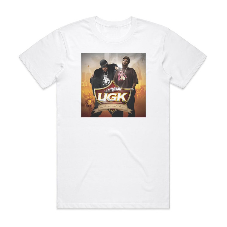 Underground Kingz Ugk Underground Kingz Album Cover T-Shirt White