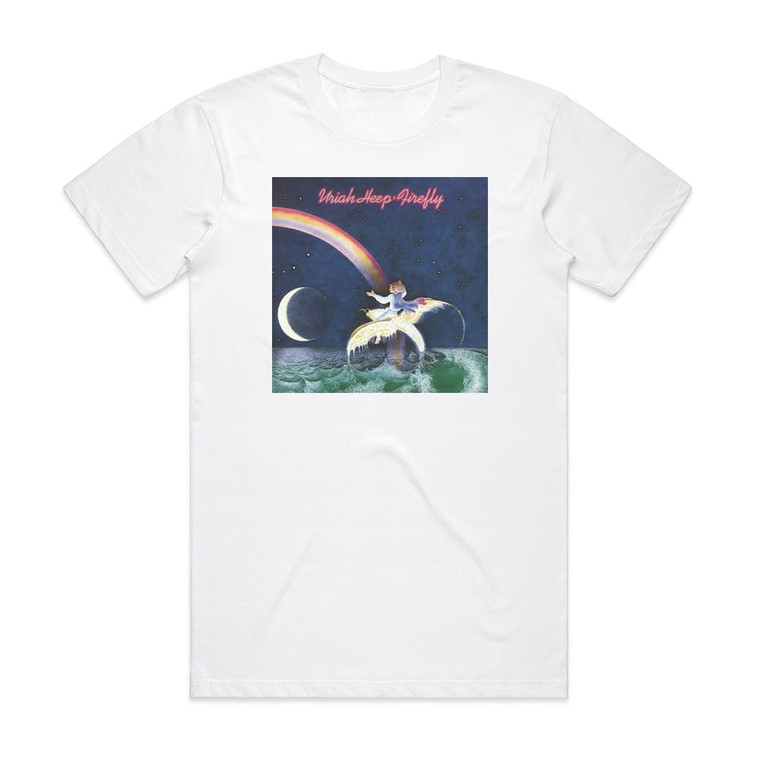 Uriah Heep Firefly Album Cover T-Shirt White