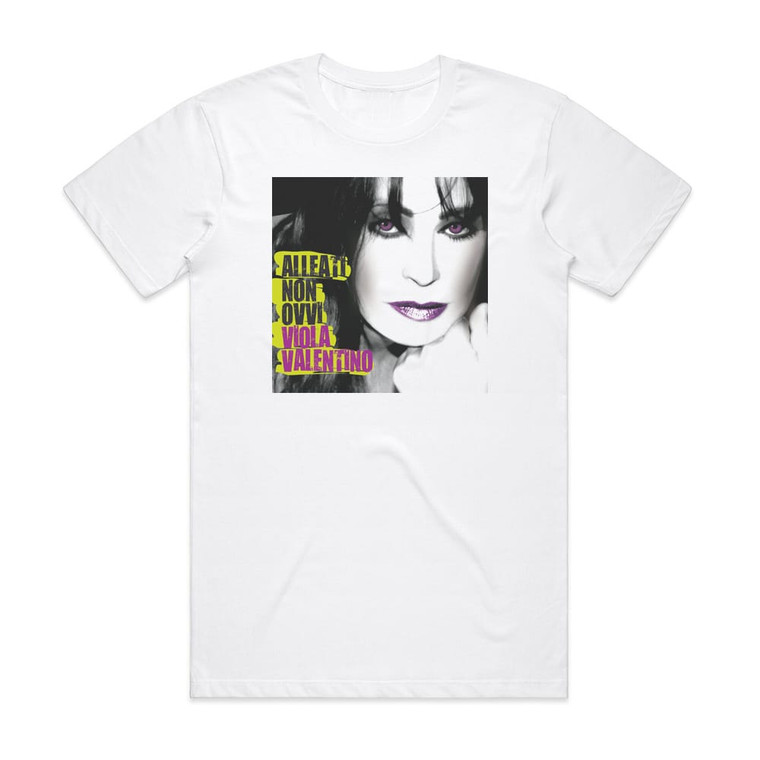 Viola Valentino Alleati Non Ovvi Album Cover T-Shirt White