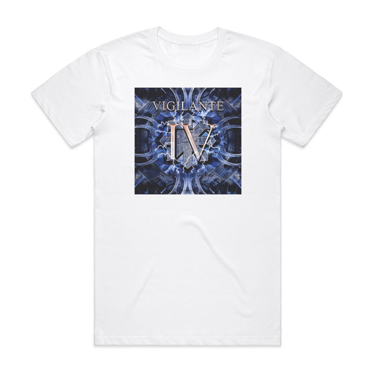 Vigilante Iv Album Cover T-Shirt White