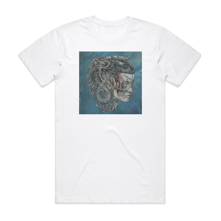 vvilderness Dark Waters Album Cover T-Shirt White vvilderness Dark Waters Album Cover T-Shirt White
