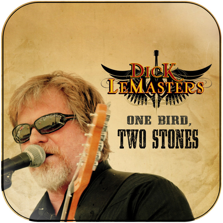 Dick LeMasters One Bird Two Stones Album Cover Sticker