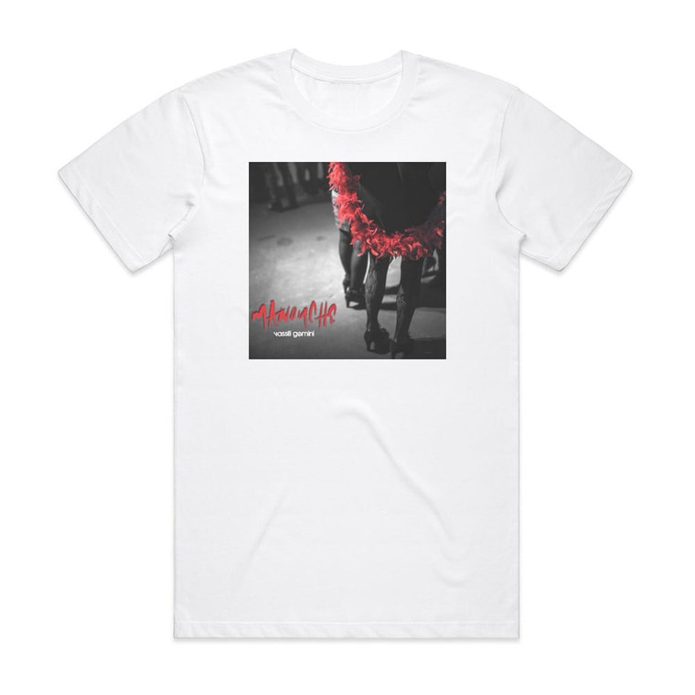 Vassili Gemini Manouche Album Cover T-Shirt White Vassili Gemini Manouche Album Cover T-Shirt White