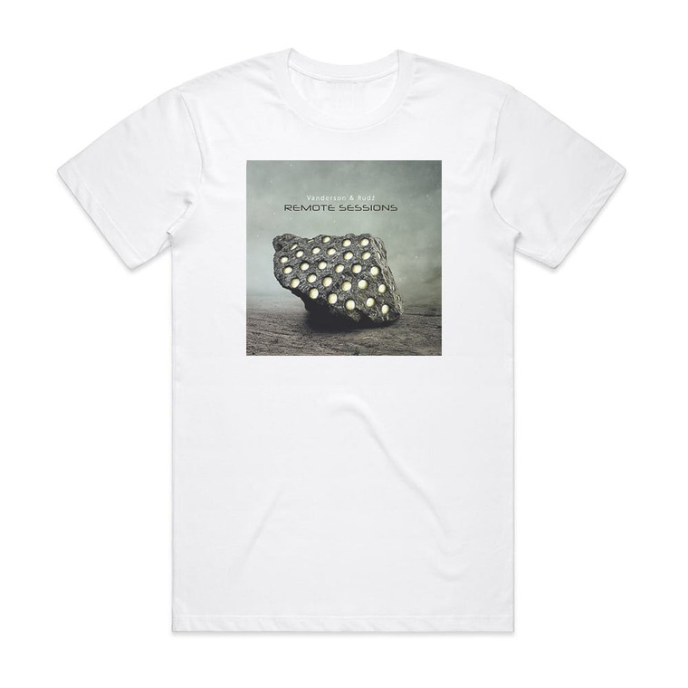 Vanderson Remote Sessions Album Cover T-Shirt White Vanderson Remote Sessions Album Cover T-Shirt White