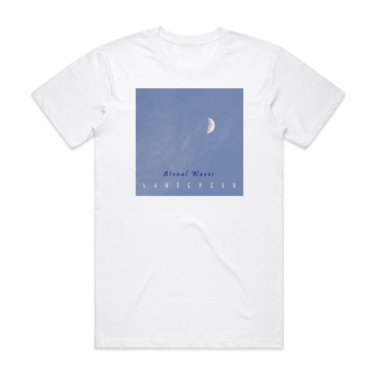 Vanderson Atonal Waves Album Cover T-Shirt White