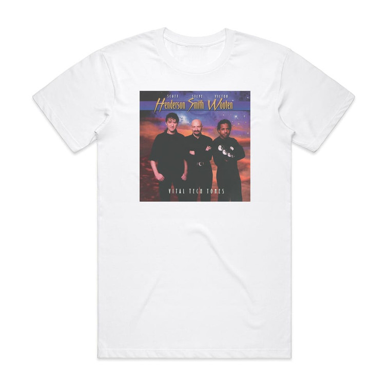 Vital Tech Tones Vital Tech Tones Album Cover T-Shirt White
