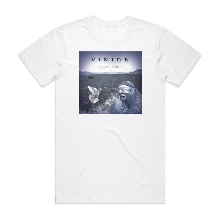Vinide Endless Debate Album Cover T-Shirt White