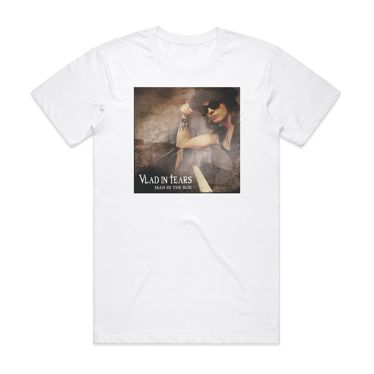 Vlad in Tears Man In The Box Album Cover T-Shirt White
